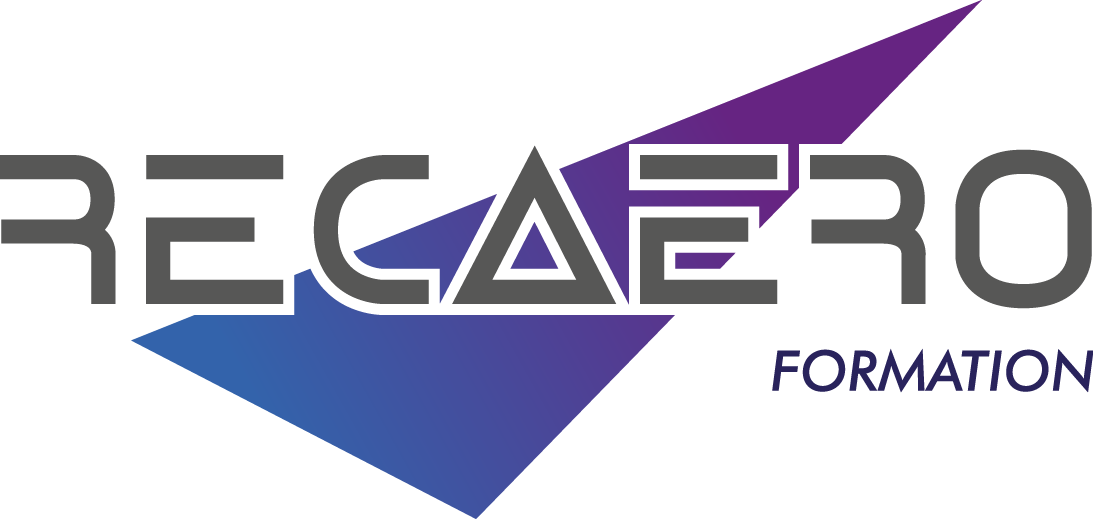 <p>RECAERO avec son Centre de Formation, mise sur la reconversion dans les
métiers de la métallurgie des personnes en recherche d’emploi</p> logo